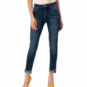 KANCAN Women’s Blue Gemma Mid Rise Ankle Skinny Jeans Size 5 / 26